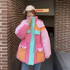 Pastel Color Windbreaker Coat