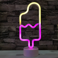 Ice Cream Led Modeling Neon Lamp