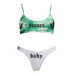 Stoner Baby Style Bikini Set - Green / S