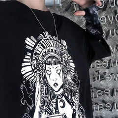 In Goth We Trust Dark Witch T-Shirt