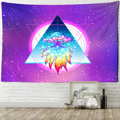 Indian Mandala Psychedelic Mushroom Tapestry Wall