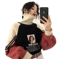 ’Inflveicer Jetstrtay’ Aesthetic Turtle Neck Sweater