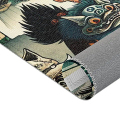 Intricately Designed Yokai Area Rug for Home Decor