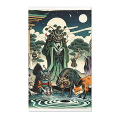 Intricately Designed Yokai Area Rug for Home Decor 36’’ ×