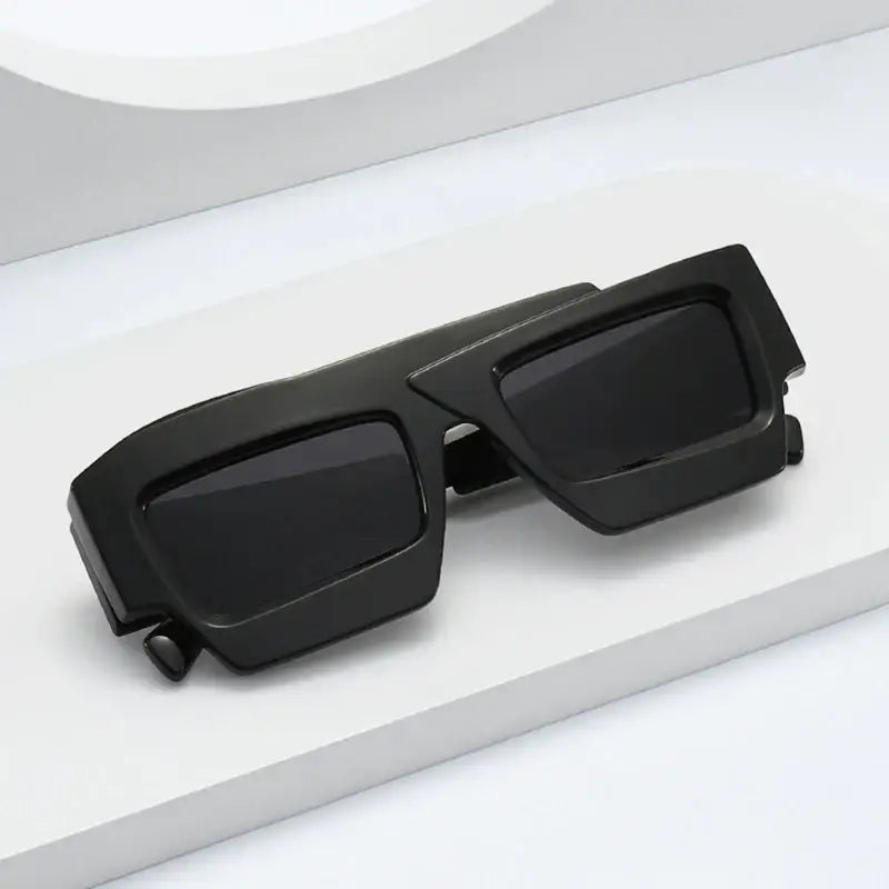 Irregular Retro Double Color Sunglasses for Men and Women