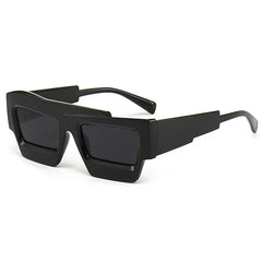 Irregular Retro Double Color Sunglasses for Men and Women