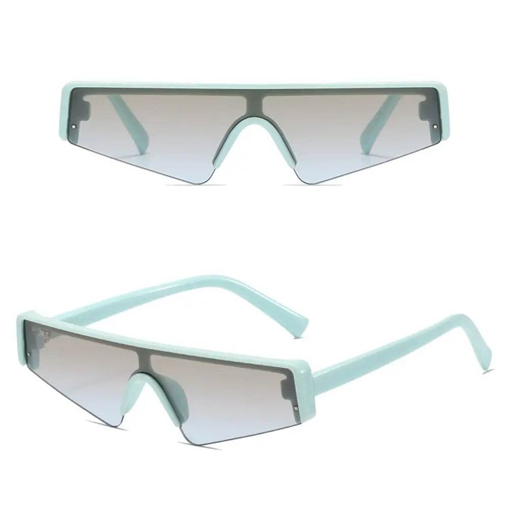 Irregular Shape Sports Sunglasses with UV Protection