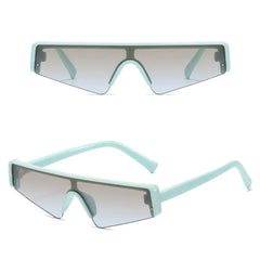 Irregular Shape Sports Sunglasses with UV Protection