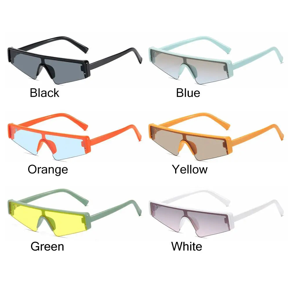 Irregular Shape Sports Sunglasses with UV Protection