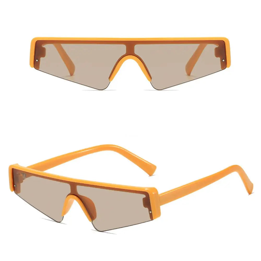 Irregular Shape Sports Sunglasses with UV Protection