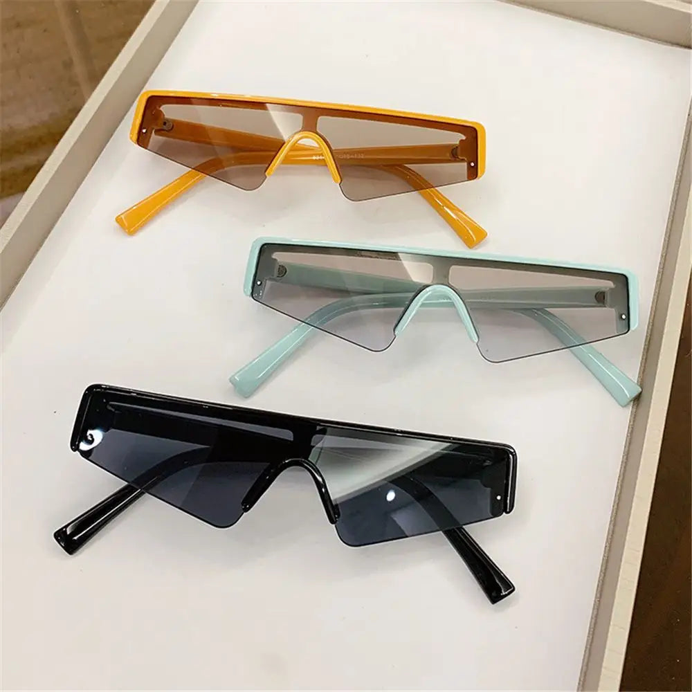 Irregular Shape Sports Sunglasses with UV Protection