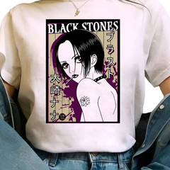 Japanese Anime Woman T-shirts Nana Osaki T Shirt Women Kawaii Nana Graphic Tees Harajuku Summer Top Cartoon Unisex Tshirt Female