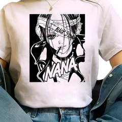 Japanese Anime Woman T-shirts Nana Osaki T Shirt Women Kawaii Nana Graphic Tees Harajuku Summer Top Cartoon Unisex Tshirt Female