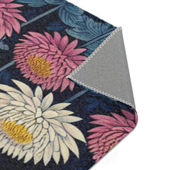 Japanese Art-Inspired Area Rug with Sakura