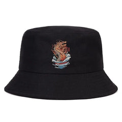 Japanese Cartoon Cat Bucket Hat