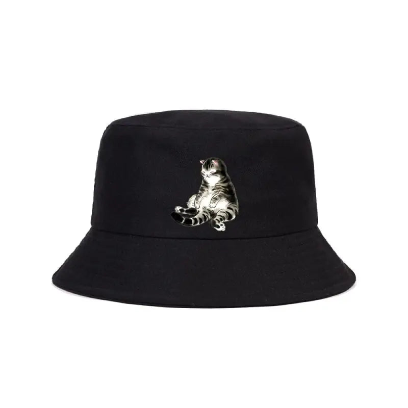 Japanese Cartoon Cat Bucket Hat