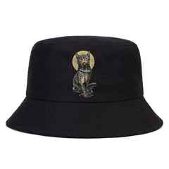 Japanese Cartoon Cat Bucket Hat