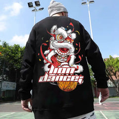 Japanese Collection Long-Sleeved Loose Sweatshirt K / Black