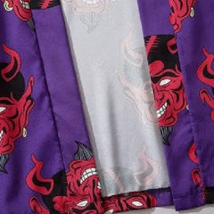 Japanese Demon 3/4 Sleeve Kimono