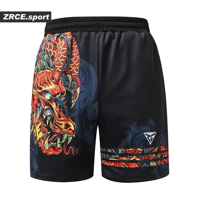 Japanese Dragon and Art Beach Shorts