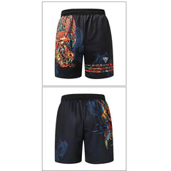 Japanese Dragon and Art Beach Shorts