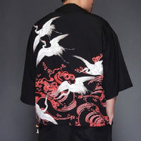 Thumbnail for Oriental Life long sleeve shirt - UrbanWearOutsiders KIMONO
