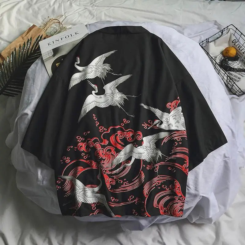 Japanese Dragon Sakuras Kimono