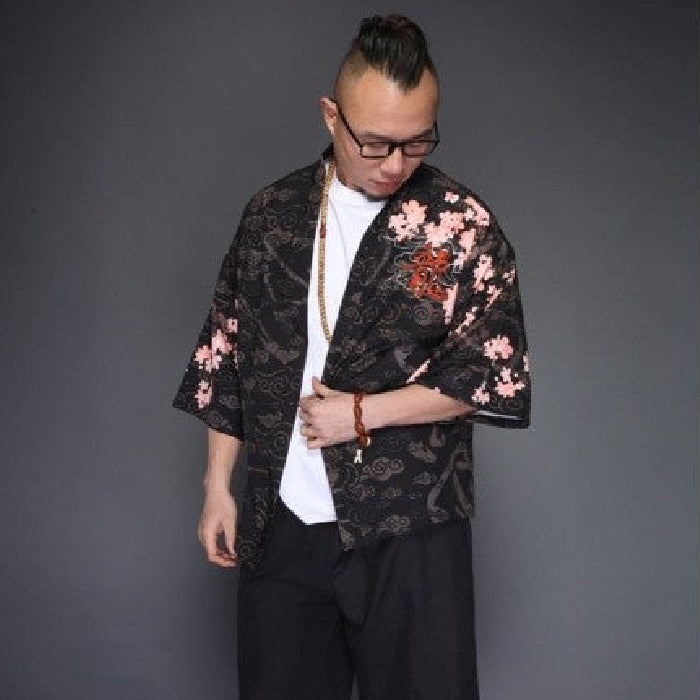 Oriental Life long sleeve shirt - UrbanWearOutsiders KIMONO
