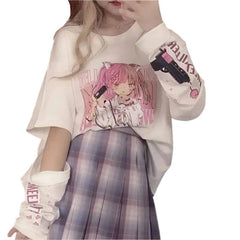 Japanese E Girl Anime T-Shirt