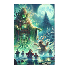 Japanese Folklore Area Rug Magical World Design 24’’ × 36’’