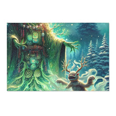 Japanese Folklore Area Rug Magical World Design 36’’ × 24’’