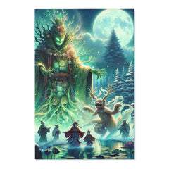 Japanese Folklore Area Rug Magical World Design 48’’ × 72’’