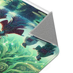 Japanese Folklore Area Rug Magical World Design