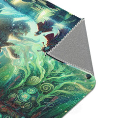 Japanese Folklore Area Rug Magical World Design