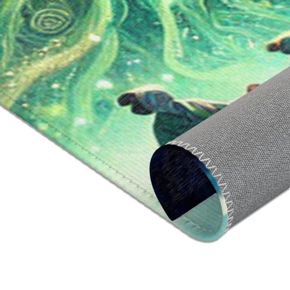 Japanese Folklore Area Rug Magical World Design