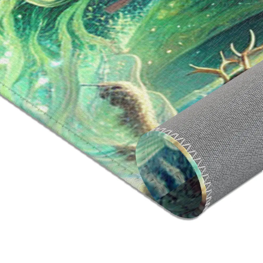 Japanese Folklore Area Rug Magical World Design