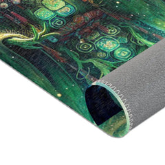 Japanese Folklore Area Rug Magical World Design