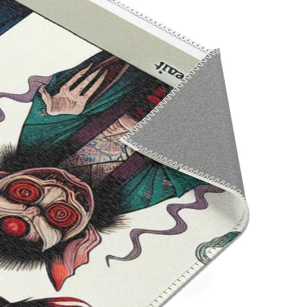 Japanese Folklore Area Rug with Vibrant Yokai Imagery