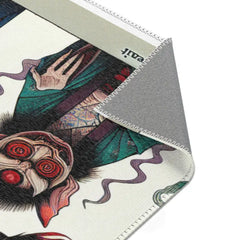 Japanese Folklore Area Rug with Vibrant Yokai Imagery