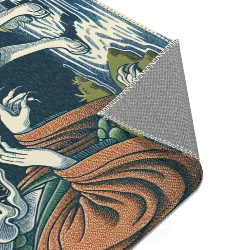 Japanese Key Rug Hiroshi Kokuryō - Japanese Yōkai Rug - UrbanWearOutsiders
