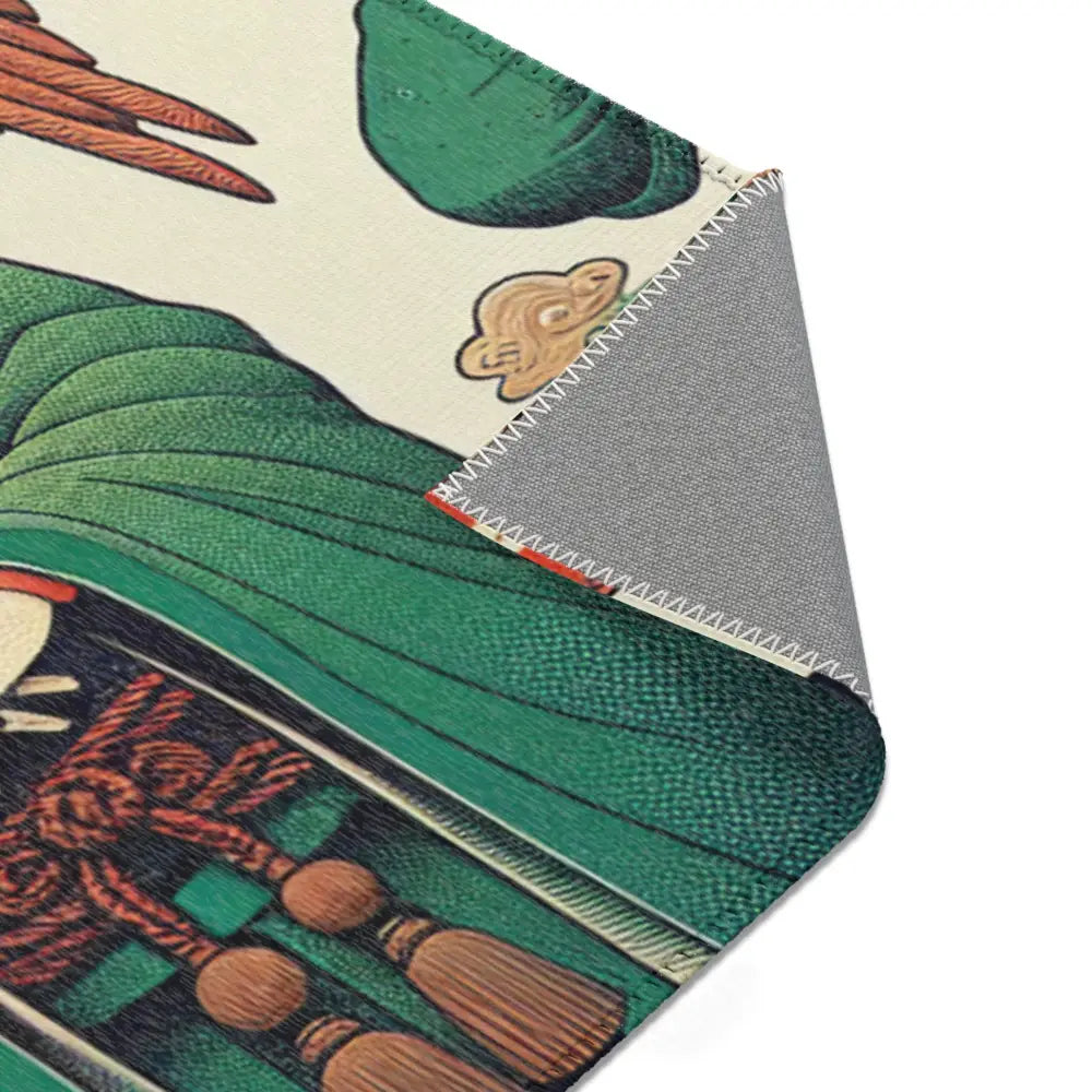 Japanese Folklore Unique Area Rug with Water Filled Hollow