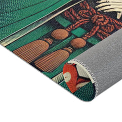 Japanese Folklore Unique Area Rug with Water Filled Hollow