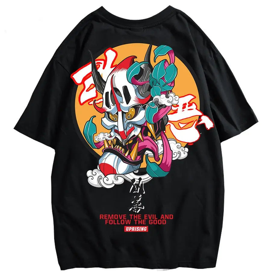 Japanese Ghost Demon Harajuku Oversized T-Shirt