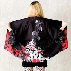 Japanese Kimono Cardigan Cosplay Top Pisces / One Size