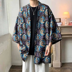 Japanese Kimono Harajuku Shirt for Casual Streetwear