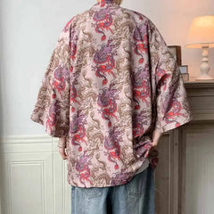 Japanese Kimono Harajuku Shirt for Casual Streetwear