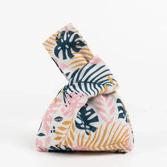 Japanese Portable Reusable Shopping Handbag Blue Pink Yellow