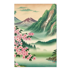 Japanese Sakura Meticulously Designed Area Rug 48’’ × 72’’
