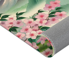 Japanese Sakura Meticulously Designed Area Rug