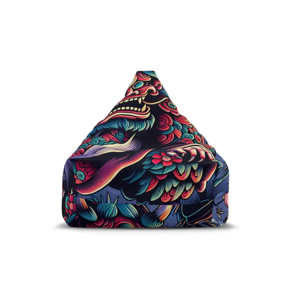 Japanese Yokai Art Area Bean Bag Chair Cover 27’’ × 30’’